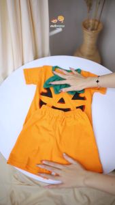 ❤️ setelan anak bayi pumpkin halloween lucu ❤️