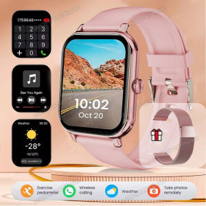 Smart Watch For Android IOS Watches 2.01 HD Display Bluetooth Call Message Alert Music Sport Mode Smartwatch Men Women Gift Hw12