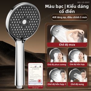 Bộ Đầu Vòi Hoa Sen Áp Suất Cao Kích Thước Lớn