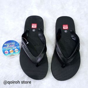 Sandal ando jepit pria hawaii laki laki black
