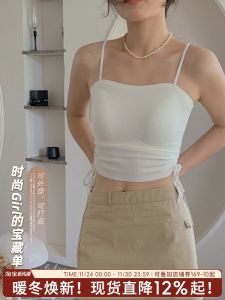 ชิ้นเดียวบาง เสื้อกั๊ก ผู้หญิง ชุดชั้นใน ฤดูร้อน ใหม่ เซ็กซี่ สามารถสวมใส่นอกบ้านเสื้อผ้าสบาย ระบายอากาศได้ดี ใต้เสื้อเชิ้ต