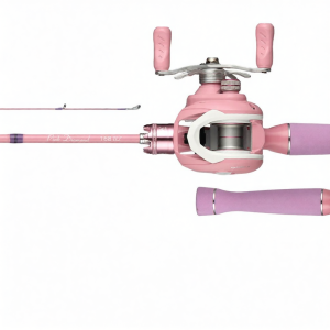 TEBEN | Beginner Friendly Full Set Fishing Rod Light Lure Fishing Pink