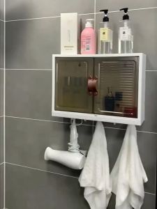 【OPTIMUM】Toilet Wall- KEVE 8111/8116 Bathroom Storage Cabinet Organizer Wall Mounted Storage Rack Waterproof Kitchen Storage Box