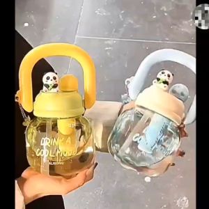 Botol Minum Anak Linlin Gemoi Kepala Panda Kapasitas 800ml