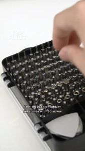 Obeng Set Kit 117pcs Set Lengkap Service HP Laptop Jam Screwdriver Reparasi Smartphone 10817