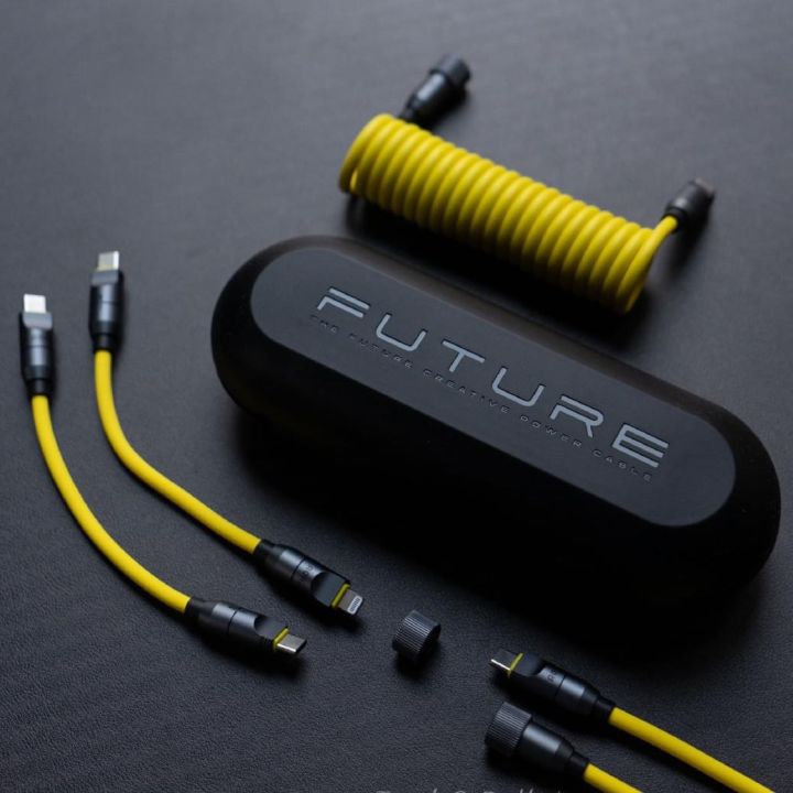 Bộ dây cáp sạc nhanh đa năng AOHI Future USB-C tuỳ chỉnh độ dài tối đa ...