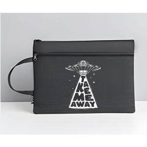 Personalized doubled zipped waterproof document bag