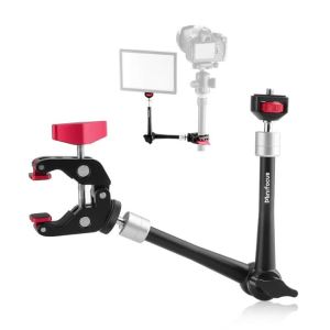 Cánh Tay Khớp Nối Ma Thuật Có Thể Điều Chỉnh 11 Inch Chống Rung Dùng Cho Máy Ảnh DSLR Màn Hình Đèn LED Thiết Bị Quay Vlog Giá Đỡ Gimbal Chân Máy - Hỗ Trợ Bằng Hợp Kim Nhôm Với Hai Đầu Cầu.