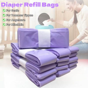 Refill Bags for Tommee Tippee Diaper Pail Refills for Genie for Angelcare Unscented Nappy Pails Refill Bags for Munchki