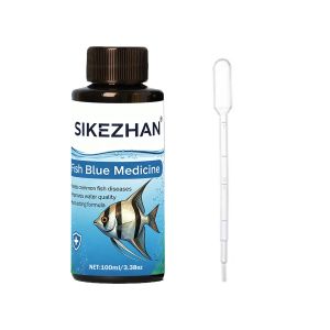 Aquarium Fish Tank Methylene Blue Water Care Anti Ich White Spot Fungus Disease Remedy Safe For Tropical Freshwater Fish Healing