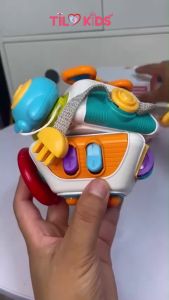 Đồ chơi Montessori khối bận rộn 10 trong 1 TILO KIDS hộp bận rộn 10in1 phát triển giác quan và tư duy cho bé từ 6 tháng