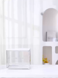 Acrylic Display Case Boxes Popmart Toy Storage Organizer Stackable Transparent Magnetic Dustproof