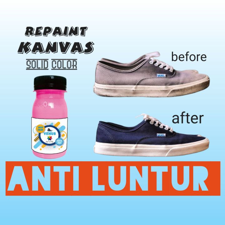 CAT SEPATU KANVAS TEKSTIL KAIN SUEDE DLL Cat Sepatu Untuk Berbagai