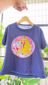 KUsuka kids atasan kaos anak perempuan lengan pendek DTF1203 koas distro anak