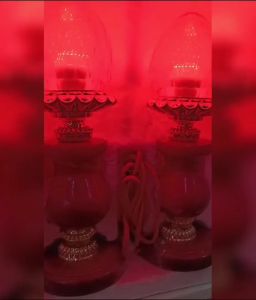 LED灯/大理石桃型灯/大理石亚克力桃灯LED/神台灯/重身/照亮运程/长明不熄  Marble LED  Praying Lamp