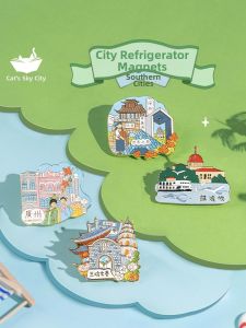 MAODETIANKONGZHICHENG | Tourist Souvenir Magnets 2024 Travel