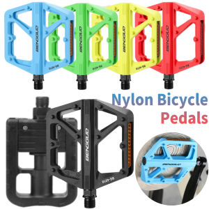 Double DU Bearing Ultralight Bike Pedals with Reflector Mountain Road Bike Flat Pedals Bicycle Platform Pedals Bike Accessories