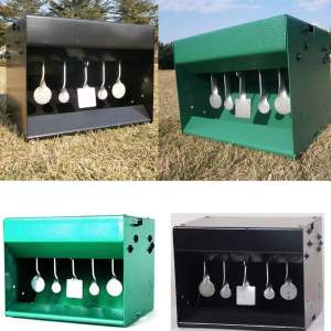 BOOMER Self-Reset Shooting TargetWith Metal Pellet TrapFor Firing Exercise