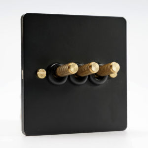 PIALT | Retro Black Stainless Steel Toggle Switch