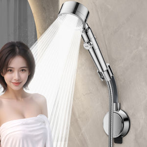 Adjustable Suction Cup Shower Head Holder Bathroom Accessories No Drilling Universal Shower Spray Bracket Home Improvement