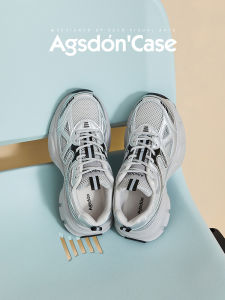 Giày Thể Thao Thường Ngày Cho Nữ Mùa Thu Năm 2025 Giày Đế Dày Thoáng Khí Màu Bạc Phong Cách Bố Mẹ Thời Trang Đa Năng