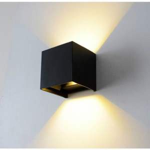 Đèn Hắt góc vuông 2 Đầu Led Điều Chỉnh Hướng Đèn Trang Trí Ngoài Trời IP66 Kháng Nước