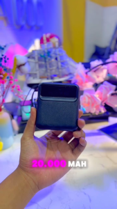 Powerbank 20000mAh Mini Fast Charging 4 Kabel Data USB Type C Micro Led Display BH498