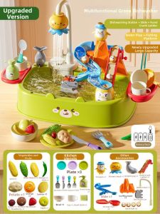 Realistic Dishwasher Toy For 3-6 Year Old Kids