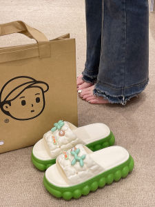 Slip-on Eva Slippers Womens Summer Internet-Famous Outdoors Cute Balloon Dog Thick Sole Non Slip Interior Home Sandals