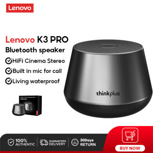 Lenovo K3 Pro Bluetooth Speaker HIFI Stereo Sound Effect Portable Waterproof Bluetooth 5.0 Wireless Soundbar Music Surround with Mic 联想蓝牙音响