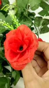 Bunga Rambat Juntai Garlan Rose X10 - Bunga Rose X10 Artificial Plastik untuk Dekorasi Cafe Rumah Dekorasi Kamar dan Dekorasi Wedding atau Pelaminan Premium Import Artificial Berkualitas