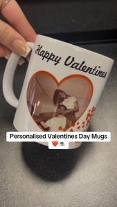 VALENTINES DAY MUGS ( Valentines Gift for Loved Ones & Souvenir) Customizable