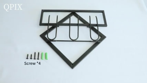 Wall Mount Wine Rack Set (Bottle Rack / Glass Holder / Combo) Metal Shelf for Home Bar