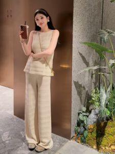 YUEZHONGWEI | Korean Trend OOTD Retro Elegant Two-Piece Set