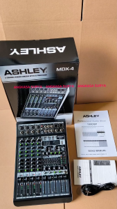 MIXER ASHLEY MDX 4 ORIGINAL / MIXER AUDIO 4 CHANNEL ASHLEY MDX4 ORIGINAL  EFFECT REVERB 199 DSP EDIT A EDIT B
