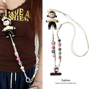 สร้อยคอสั้นผูกข้างที่ปรับได้สำหรับเด็กผู้หญิงพร้อมด้ายหนัง สไตล์สุดน่ารักและสร้างสรรค์ เหมาะสำหรับทุกวัย