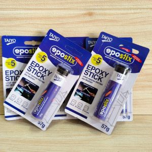 Taiyo Epostix Epoxy Stick Lem Dodol Penambal Perekat Serbaguna Lem Dempul Anti Bocor Lem Porting