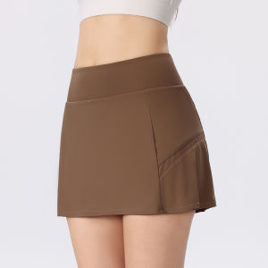 New Womens Golf Tennis Sports Skirt Loose High Waist with Pockets Fitness Running Pants Yoga Shorts Anti-Light Walking Shorts