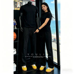 Slant Silky Quick-Dry Summer Lightweight Slim Cooling Straight Pants