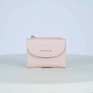 SeaGloca Korean Solid Simple Multifunction Short Bifold Wallet for Women