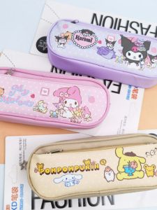 Cute Cartoon Pencil Case for Girls Doodle Dog Design High Aesthetic Value Ideal Childrens Stationery Business Supplies