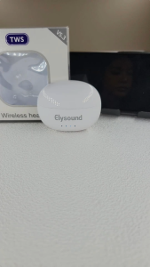 Elysound TWS Bluetooth Headset with Microphone HiFi Stereo Earbuds Sports Waterproof with Microphone