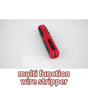 RG59 RG6 Multifunctional Cable Wire Stripper Cutter Pliers Hand Tool Hardware Tool Portable Anti-skid Handle Strip Pen Clip