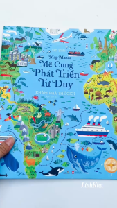 Khám phá thế giới - Sách Mê cung phát triển tư duy càng chơi càng thông minh - Vizibook