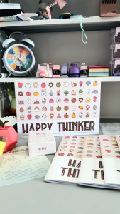 [Bearread Books] Happy Thinker Activity Box for Kids - 4 Activity Books + Math Cards + Origami + Sticker + Planner