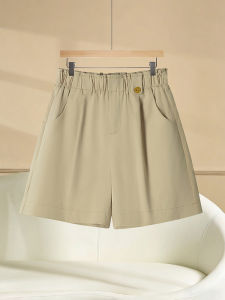 MEITESIJIAONU | Drawstring Waist Bloomer Shorts Cool Feel Summer