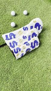 Golf Simplicity Embroidery Pattern Driver Head Covers Fairway Wood Head Covers Hybrid Head Covers Pu Leather Golf Accessories