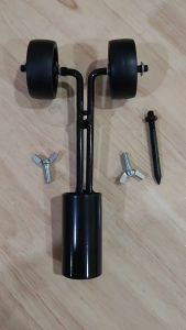 QBLADE Alat Pembersih Rumput Alat Pencabut Rumput Roda Pembersih Rumput Hitam 1047