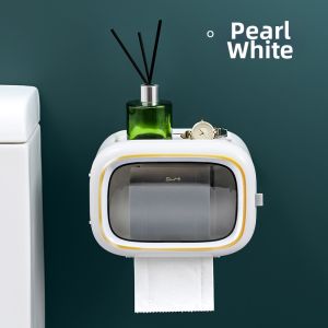 Wall-mounted Creative Tissue Box Holder No Drilling Required