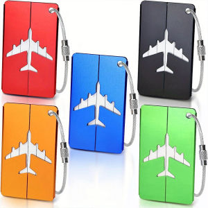 Aluminum Alloy Travel Luggage Tags Quick Baggage Identification Aircraft Check-in Tags Reusable Stylish Tags.A-ZMT
